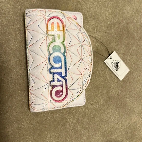 Disney World Epcot 40th Anniversary Lounge-fly backpack wallet Disney EPCOT 40th Anniversary Loungefly Backpack, Wallet  main image 3